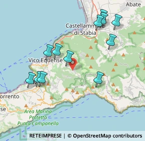 Mappa Via Cirignano, 80069 Vico Equense NA, Italia (4.41)