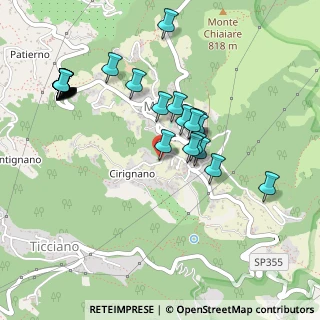 Mappa Via Cirignano, 80069 Vico Equense NA, Italia (0.58519)