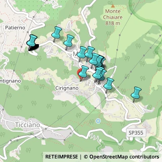 Mappa Via Cirignano, 80069 Vico Equense NA, Italia (0.5725)