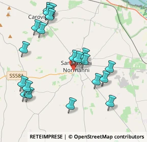 Mappa Via Ceglie, 72019 San Vito dei Normanni BR, Italia (4.7415)