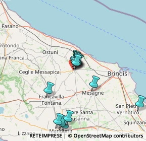 Mappa Via Ceglie, 72019 San Vito dei Normanni BR, Italia (12.46533)