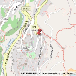Mappa Via Borgo Case Sparse, 9/B, 84010 Ravello, Salerno (Campania)