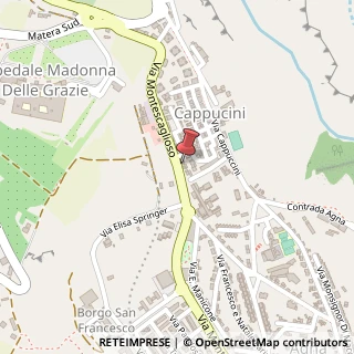 Mappa Via Montescaglioso, 19, 75100 Matera, Matera (Basilicata)