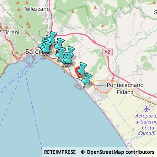 Mappa Via San Leonardo 120 Traversa Migliaro, 84129 Salerno SA, Italia (3.39231)