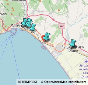 Mappa Via San Leonardo 120 Traversa Migliaro, 84129 Salerno SA, Italia (3.88333)