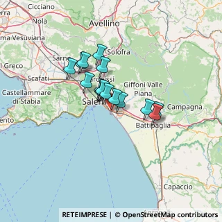 Mappa Via San Leonardo 120 Traversa Migliaro, 84129 Salerno SA, Italia (9.75)