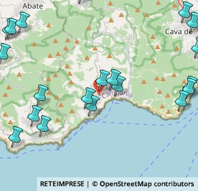 Mappa Via San Giovanni del Toro, 84010 Ravello SA, Italia (6.2555)
