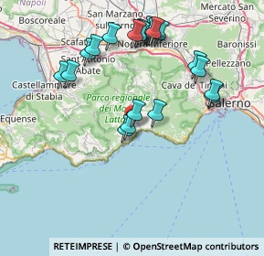 Mappa Via San Giovanni del Toro, 84010 Ravello SA, Italia (8.444)