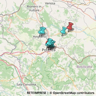 Mappa Via D. di Giura, 85100 Potenza PZ, Italia (7.06333)
