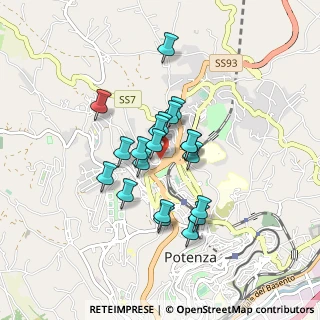 Mappa Via D. di Giura, 85100 Potenza PZ, Italia (0.708)