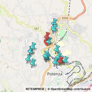 Mappa Via D. di Giura, 85100 Potenza PZ, Italia (0.9025)