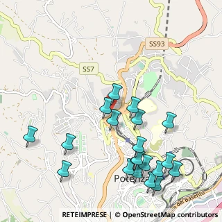 Mappa Via D. di Giura, 85100 Potenza PZ, Italia (1.298)
