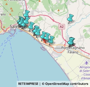 Mappa Presso Galleria Mediterraneo, 84131 Salerno SA, Italia (3.8815)