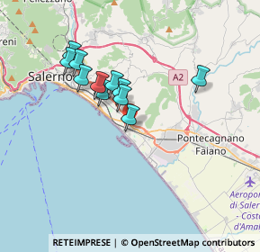 Mappa Presso Galleria Mediterraneo, 84131 Salerno SA, Italia (3.15545)