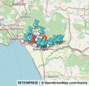 Mappa 84062 OLEVANO SUL TUSCIANO SA, Italia (8.84188)