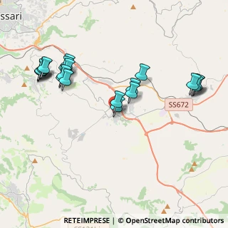 Mappa Via Giuseppe Zanardelli, 07030 Florinas SS, Italia (4.756)