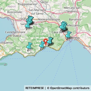 Mappa Via Lama, 84010 Minori SA, Italia (7.9555)