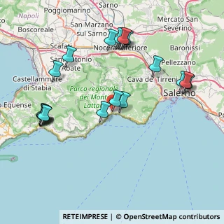 Mappa Via Lama, 84010 Minori SA, Italia (9.71)