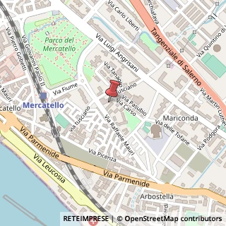 Mappa via Montebello, 4, 84132 Salerno, Salerno (Campania)