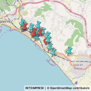 Mappa Via Montebello, 84132 Salerno SA, Italia (1.6185)