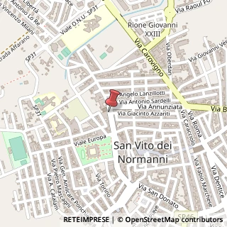 Mappa Via San Domenico, 86, 72019 San Vito dei Normanni, Brindisi (Puglia)