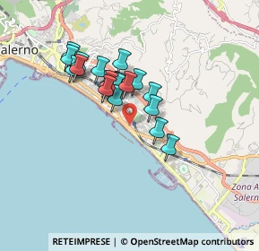 Mappa Via Fiume, 84131 Salerno SA, Italia (1.4315)