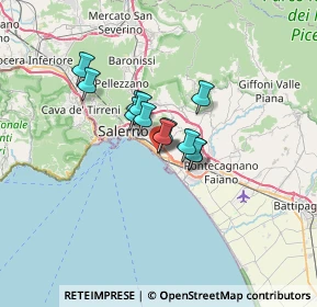 Mappa Via Fiume, 84131 Salerno SA, Italia (4.285)