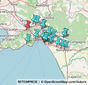 Mappa Via Fiume, 84131 Salerno SA, Italia (9.1745)