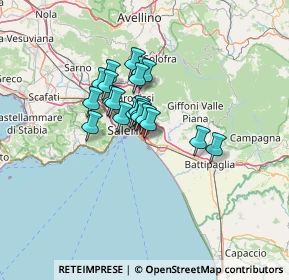 Mappa Via Fiume, 84131 Salerno SA, Italia (9.449)