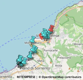 Mappa Punta Gradelle S.C. A R L, 80069 Vico Equense NA, Italia (2.2255)