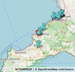 Mappa Punta Gradelle S.C. A R L, 80069 Vico Equense NA, Italia (4.34083)