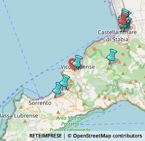 Mappa Punta Gradelle S.C. A R L, 80069 Vico Equense NA, Italia (5.8775)