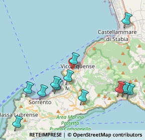 Mappa Punta Gradelle S.C. A R L, 80069 Vico Equense NA, Italia (5.16583)