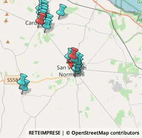 Mappa Via Antonio Sardelli, 72019 San Vito dei Normanni BR, Italia (4.4635)