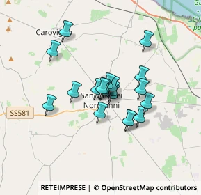 Mappa Via Antonio Sardelli, 72019 San Vito dei Normanni BR, Italia (2.5435)