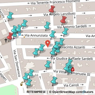 Mappa Via Giudice Raffaele Sardelli, 72019 San Vito dei Normanni BR, Italia (0.06786)