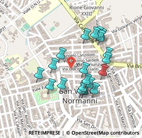 Mappa Via Antonio Sardelli, 72019 San Vito dei Normanni BR, Italia (0.22)