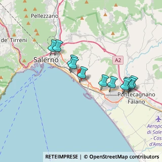 Mappa Via Mauri Raffaele, 84132 Salerno SA, Italia (3.60727)