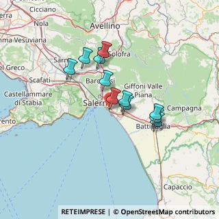 Mappa Via Mauri Raffaele, 84132 Salerno SA, Italia (11.65545)