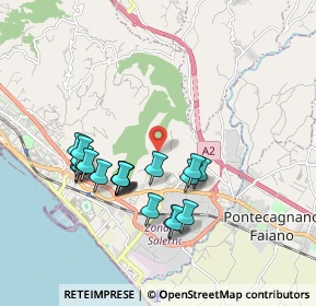 Mappa Via Vicinale Monticelli, 84131 Salerno SA, Italia (1.863)