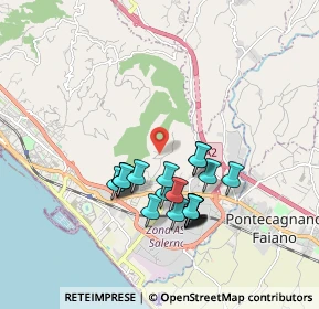 Mappa Via Vicinale Monticelli, 84131 Salerno SA, Italia (1.705)