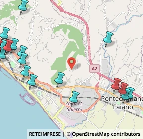 Mappa Via Vicinale Monticelli, 84131 Salerno SA, Italia (3.4555)