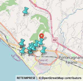 Mappa Via Vicinale Monticelli, 84131 Salerno SA, Italia (1.86455)