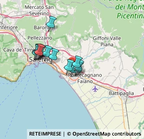 Mappa Via Vicinale Monticelli, 84131 Salerno SA, Italia (5.86143)