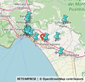 Mappa Via Vicinale Monticelli, 84131 Salerno SA, Italia (6.82786)