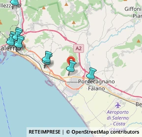 Mappa Via Vicinale Monticelli, 84131 Salerno SA, Italia (5.72545)