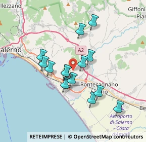 Mappa Via Vicinale Monticelli, 84131 Salerno SA, Italia (3.28929)