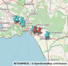 Mappa Via Vicinale Monticelli, 84131 Salerno SA, Italia (10.905)