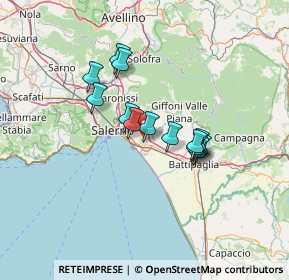 Mappa Via Vicinale Monticelli, 84131 Salerno SA, Italia (10.82615)