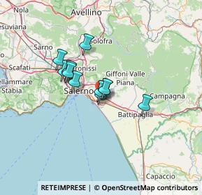 Mappa Via Vicinale Monticelli, 84131 Salerno SA, Italia (9.6975)